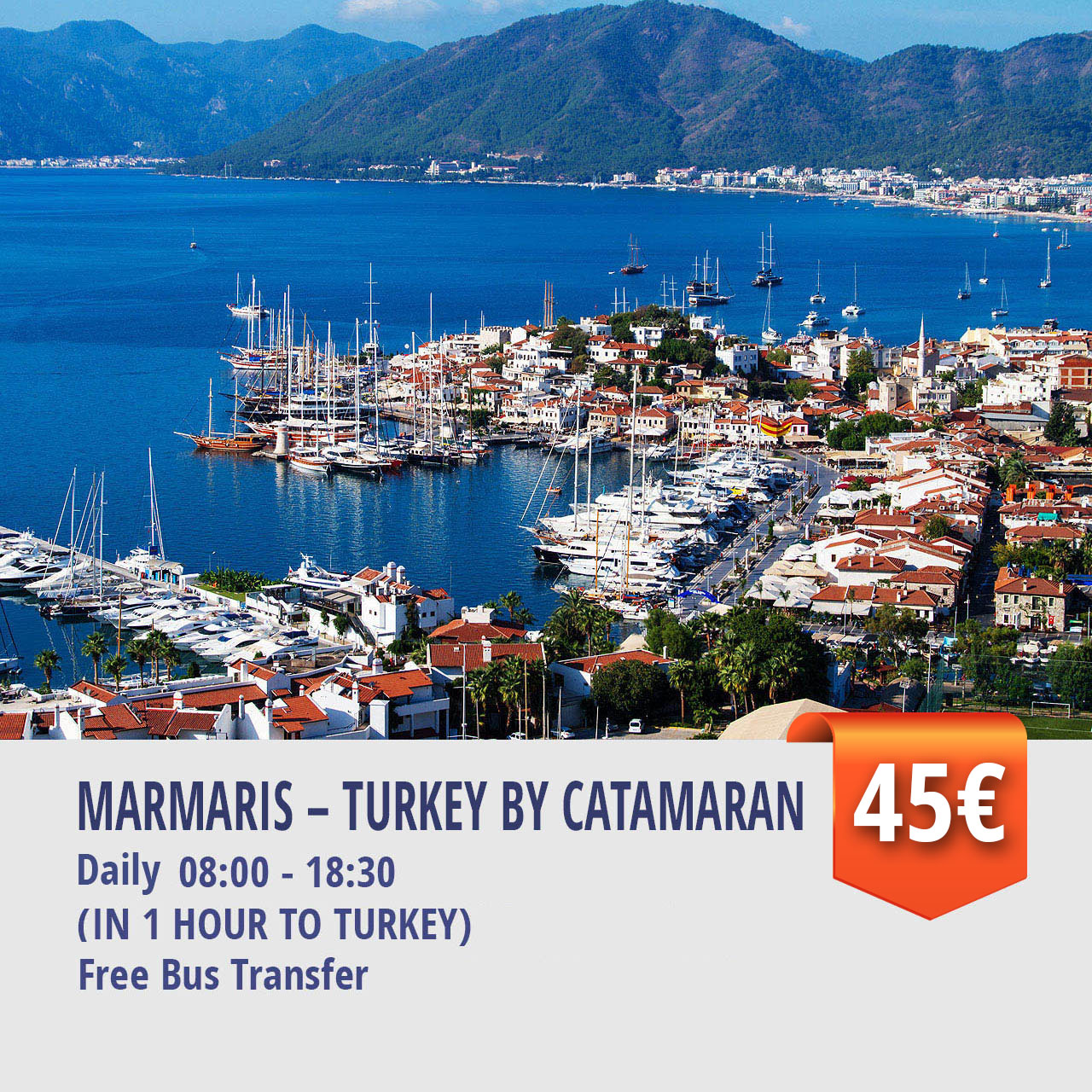 MARMARIS, TURKEY  Faliraki Sea Lines