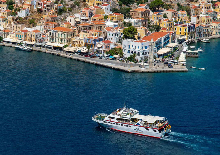 SYMI ISLAND & PANORMITIS BY BOAT