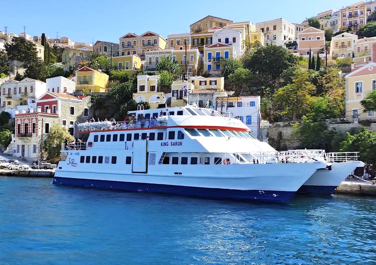 SYMI ISLAND & PANORMITIS BY CATAMARAN